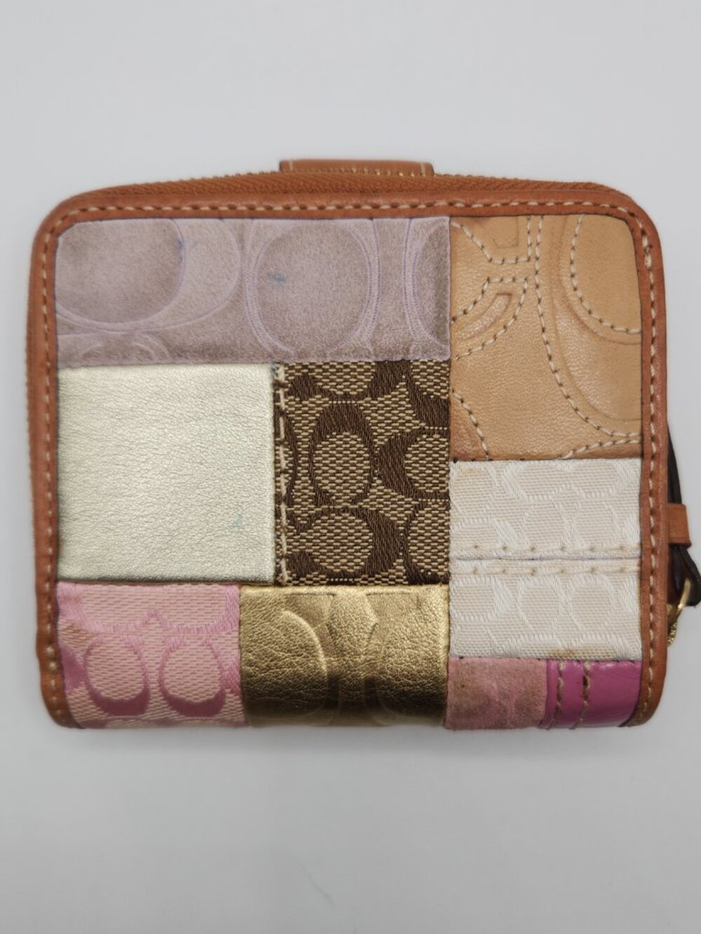 Coach Vintage Y2K Signature Compact Patchwork Wallet - Y2K - F41209 - Picture 3 of 9